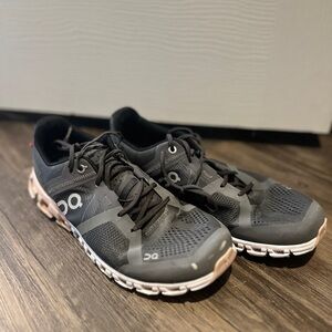 On Running Women's Athletic Shoes - Grey and Pink